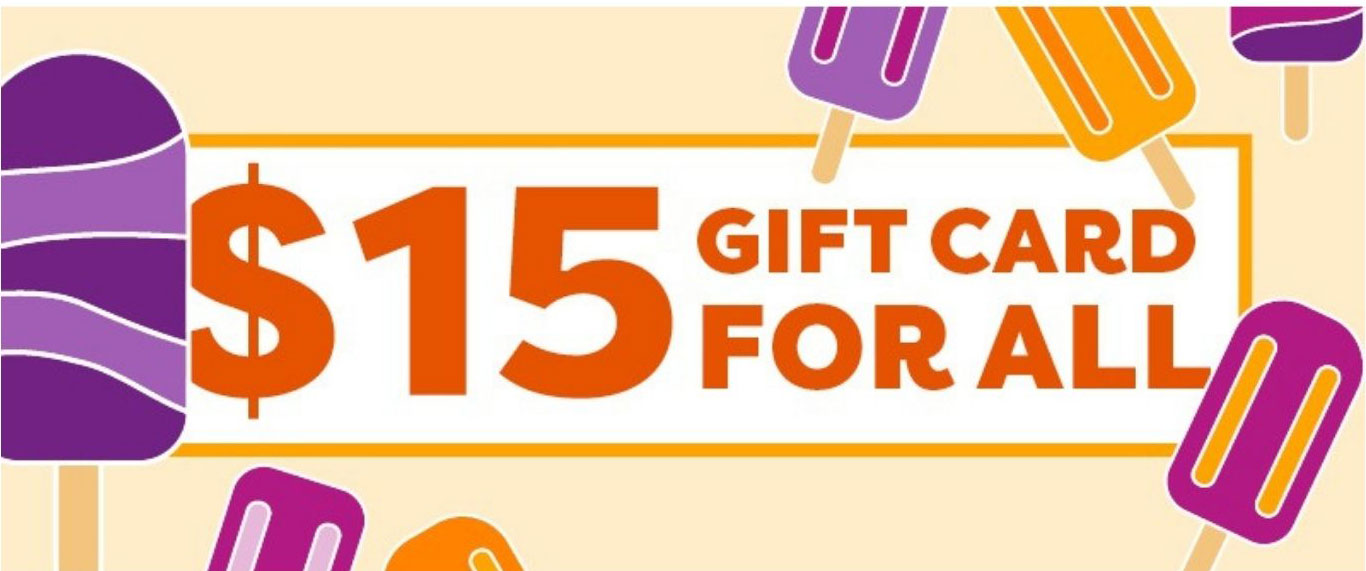 $15 Gift Card for all donors