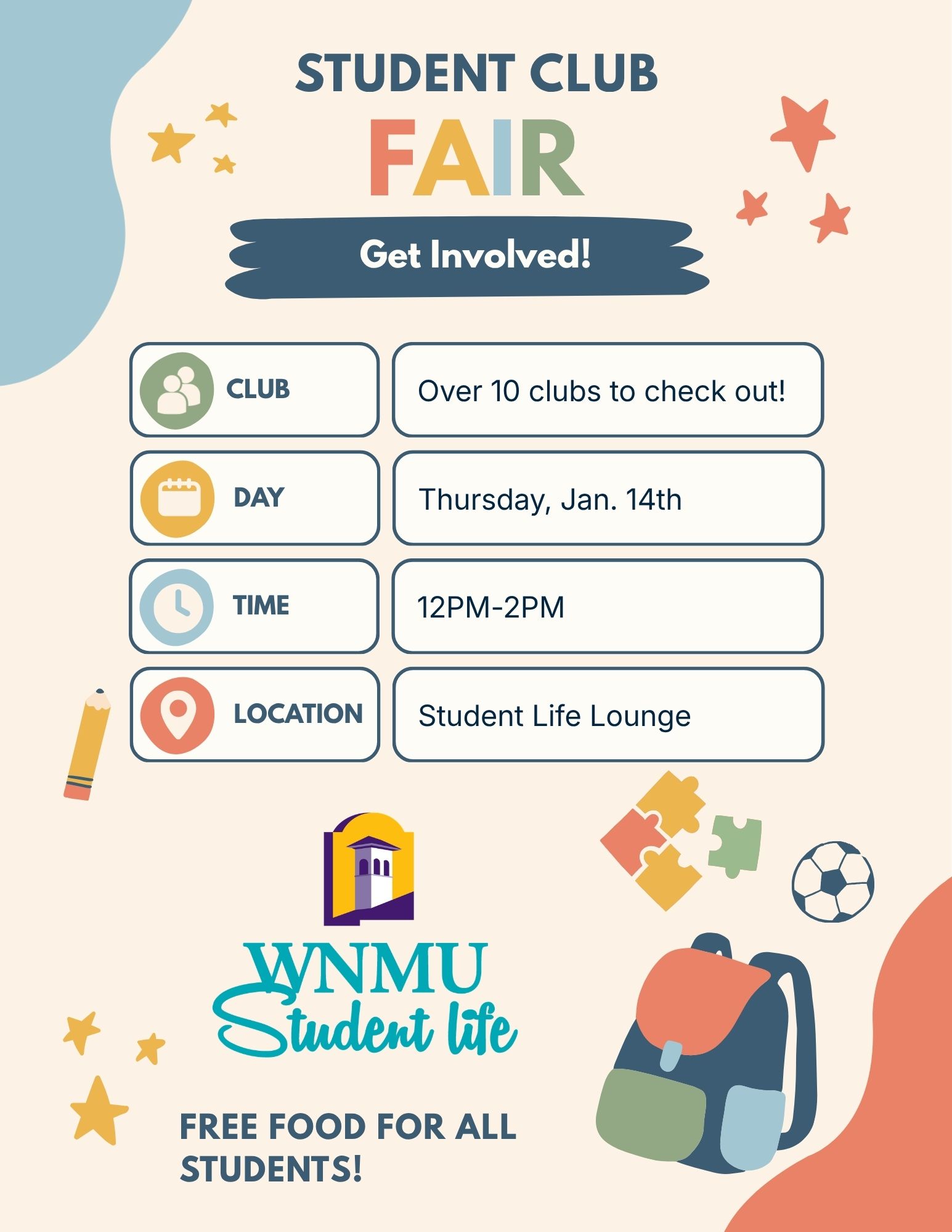 Welcome Week: Student Club Fair