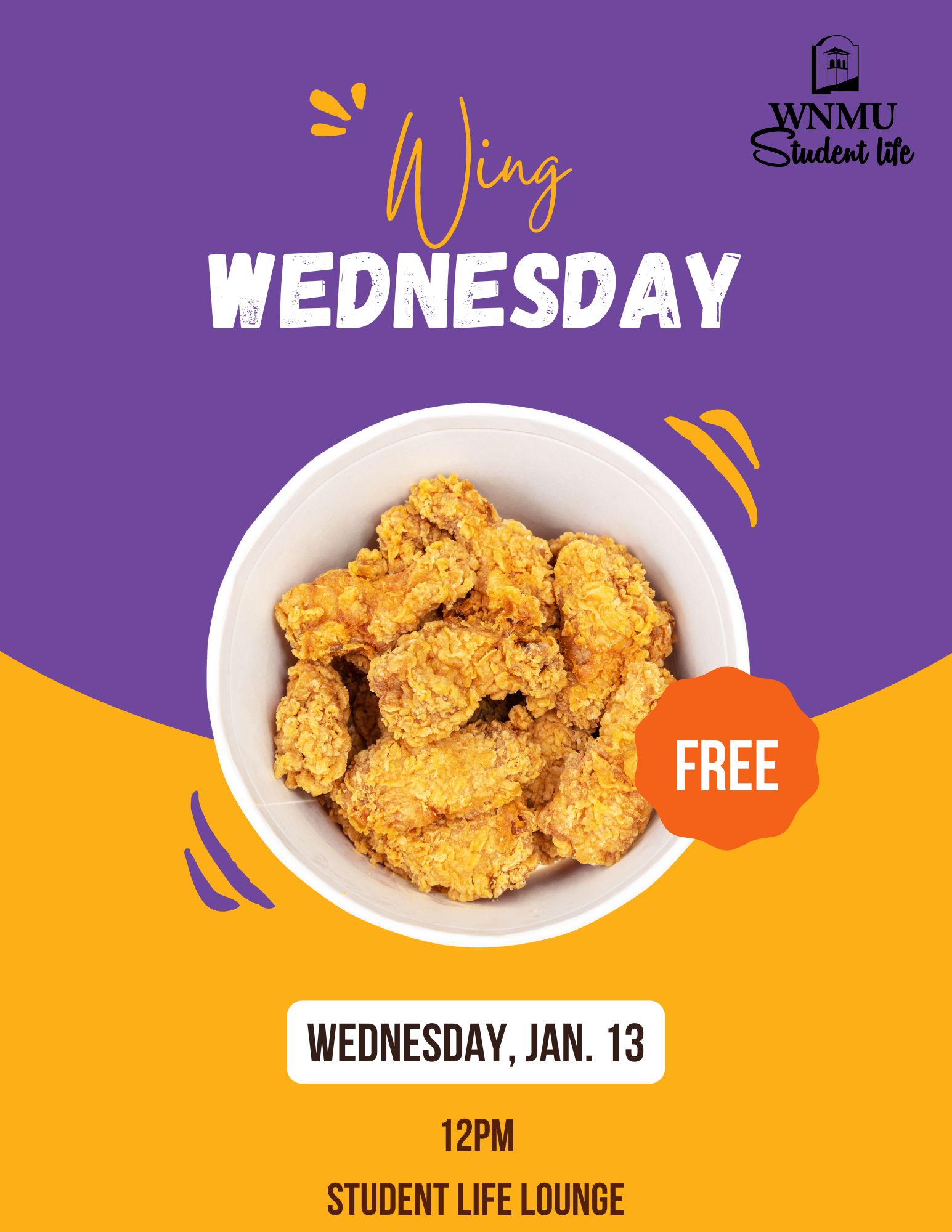 Welcome Week: Wing Wednesday